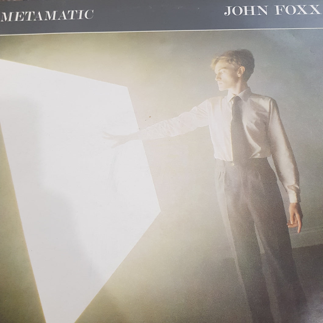 JOHN FOXX - METAMATIC (USED VINYL 1980 UK M-/EX+)