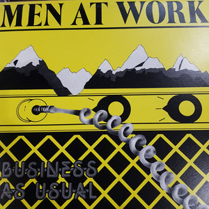 MEN AT WORK - BUISNESS AS USUAL (USED VINYL 1981 US M-/EX+)
