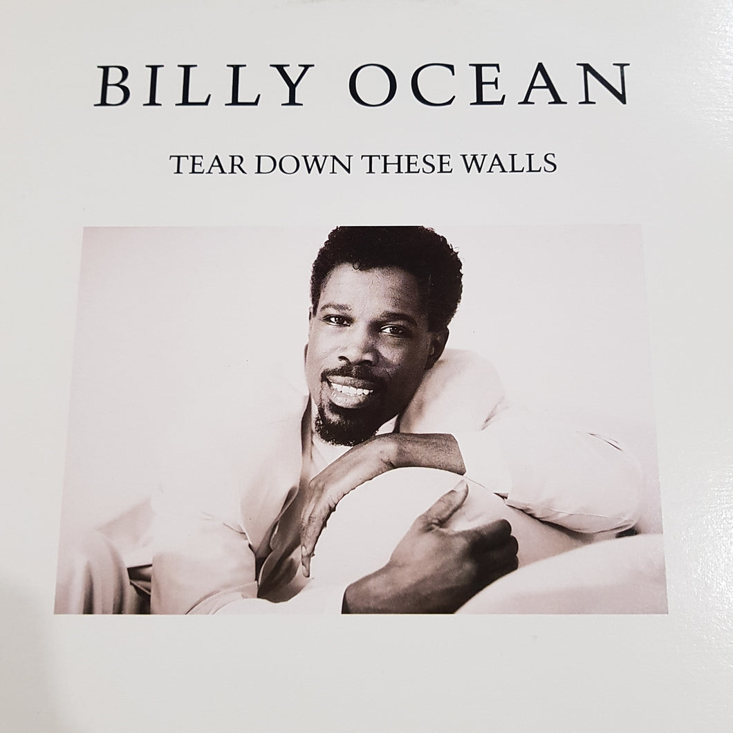 BILLY OCEAN - TEAR DOWN THESE WALLS (USED VINYL 1988 CANADIAN M-/EX+)