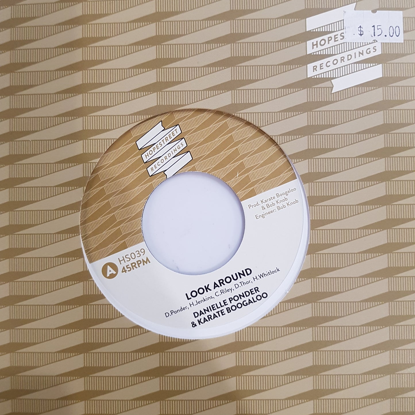 DANIELLE PONDER & KARATE BOOGALOO - LOOK AROUND 7" VINYL