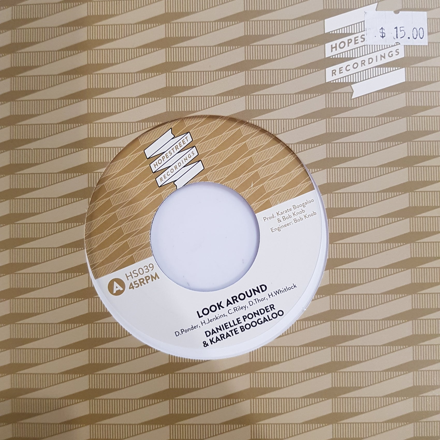 DANIELLE PONDER & KARATE BOOGALOO - LOOK AROUND 7" VINYL