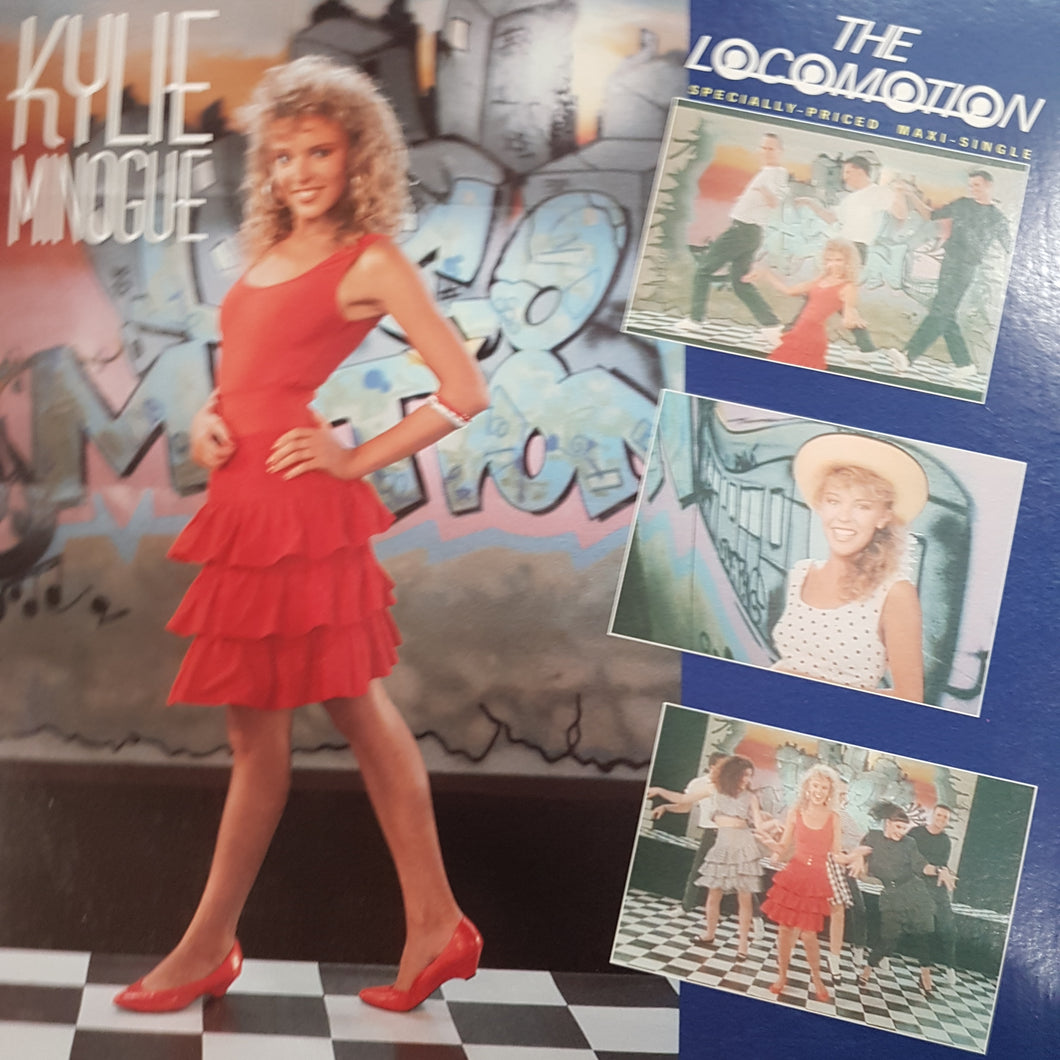 KYLIE MINOGUE - LOCOMOTION (EP) (USED VINYL 1988 US M-/EX+)