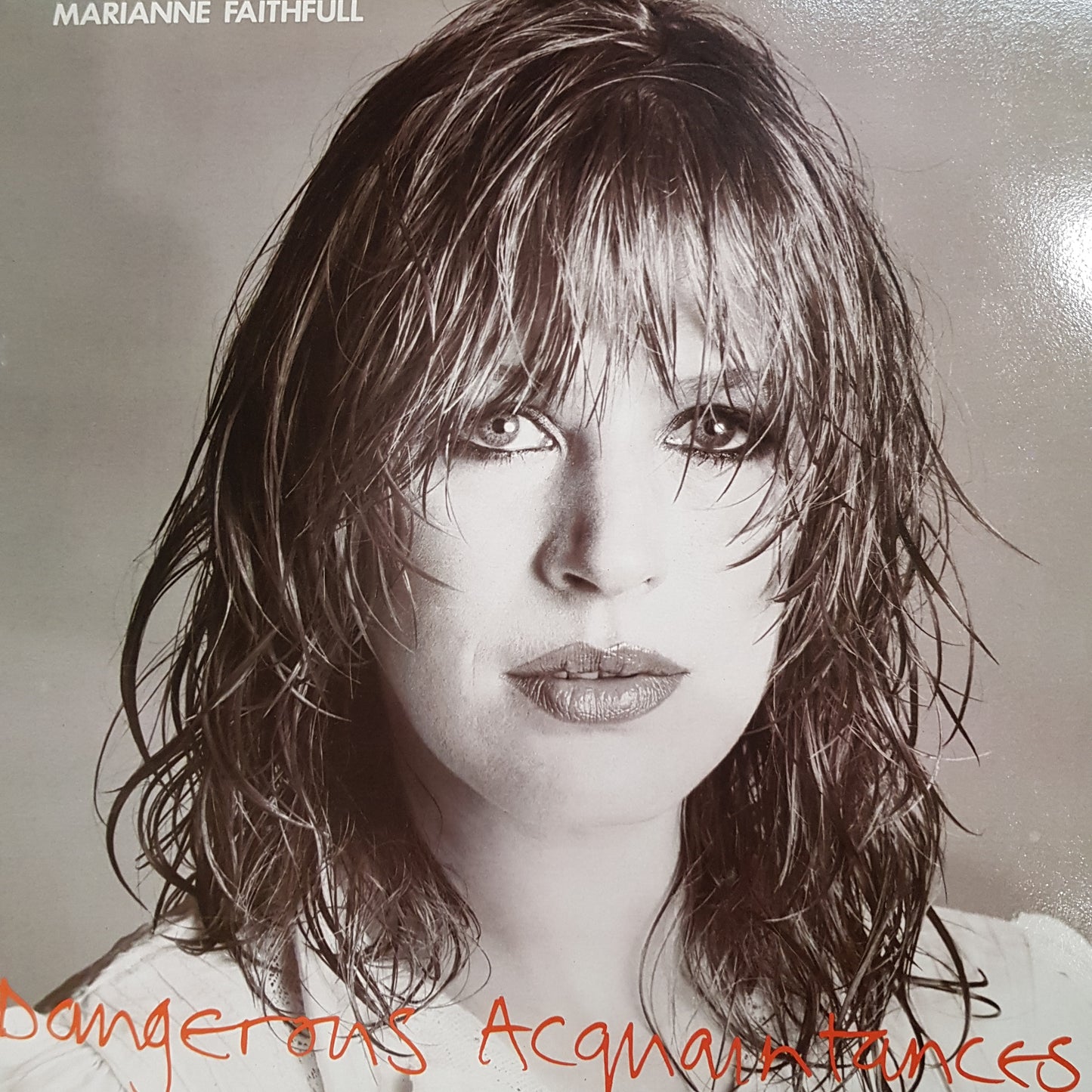 MARIANNE FAITHFULL - DANGERIOUS ACQUANTANCES (USED VINYL 1981 AUS M-/M-)