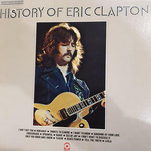 ERIC CLAPTON - HISTORY OF ERIC CLAPTON (2LP) (USED VINYL 1972 US M-/EX)