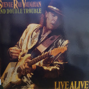 STEVIE RAY VAUGHAN AND DOUBLE TROUBLE - LIVE ALIVE (2LP) (USED VINYL 1986 CANADIAN M-/EX+/EX+)