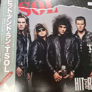 TSOL - HIT AND RUN (USED VINYL 1987 JAPANESE M-/M-)