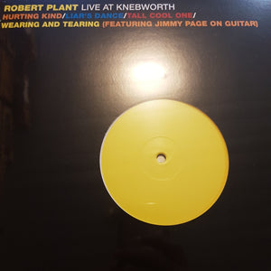 ROBERT PLANT - LIVE AT KNEBWORTH (12") (YELLOW COLOURED) VINYL RSD 2021