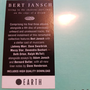 BERT JANSCH - ON THE EDGE OF A DREAM (4LP) VINYL BOX SET