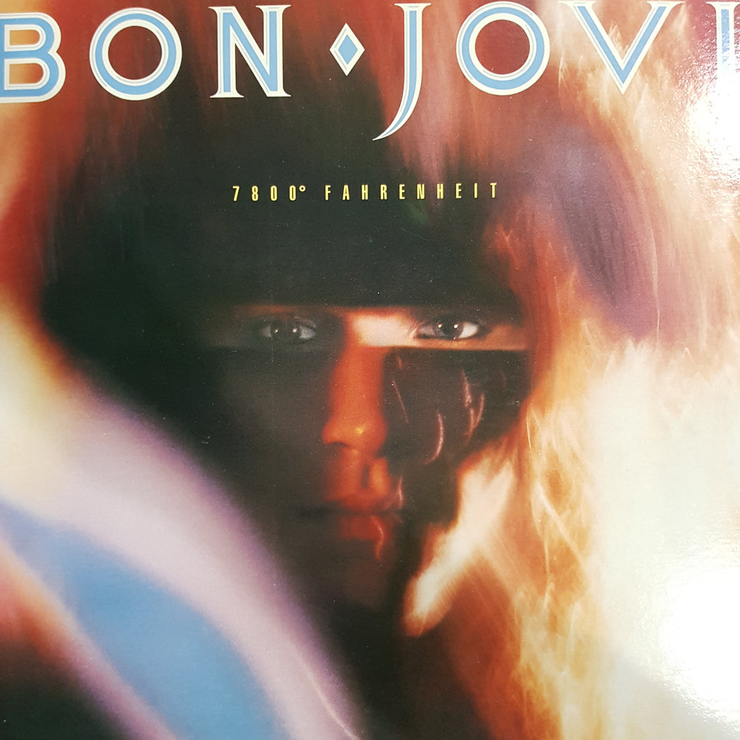 BON JOVI - 7800° FAHRENHEIT (USED VINYL 1985 JAPANESE EX+/EX)