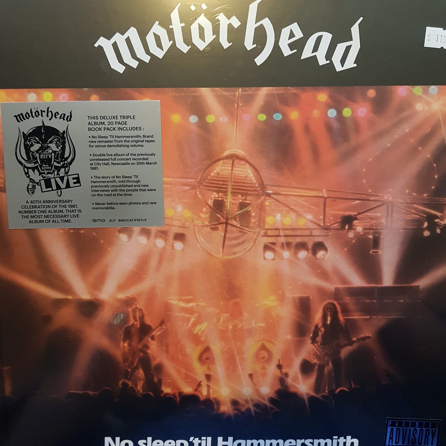 MÖTORHEAD - NO SLEEP "TIL HAMMERSMITH (3LP + 20 PAGE BOOKLET) VINYL