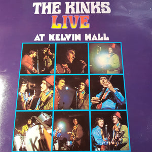 KINKS - LIVE AT KELVIN HALL (USED VINYL 1987 UK M-/EX+)