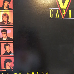 V CAPRI - IN MY WORLD (USED VINYL 1986 AUS M-/EX+)