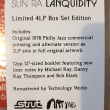Load image into Gallery viewer, SUN RA - LANQUIDITY (4LP) VINYL BOX SET
