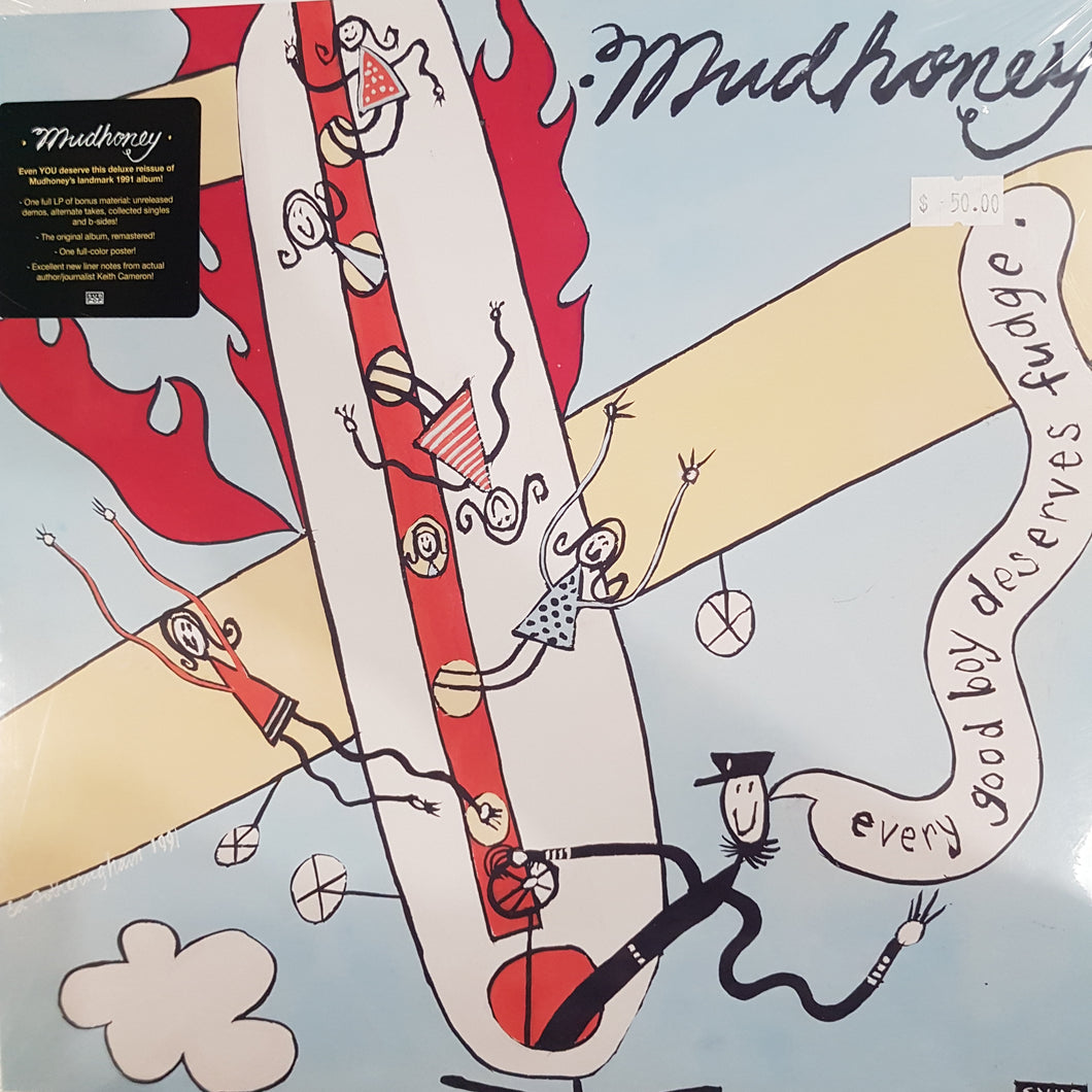 MUDHONEY - EVERY GOOD BOY DESERVES FUDGE 30TH ANNIVERSARY RE-ISSUE (2LP) VINYL