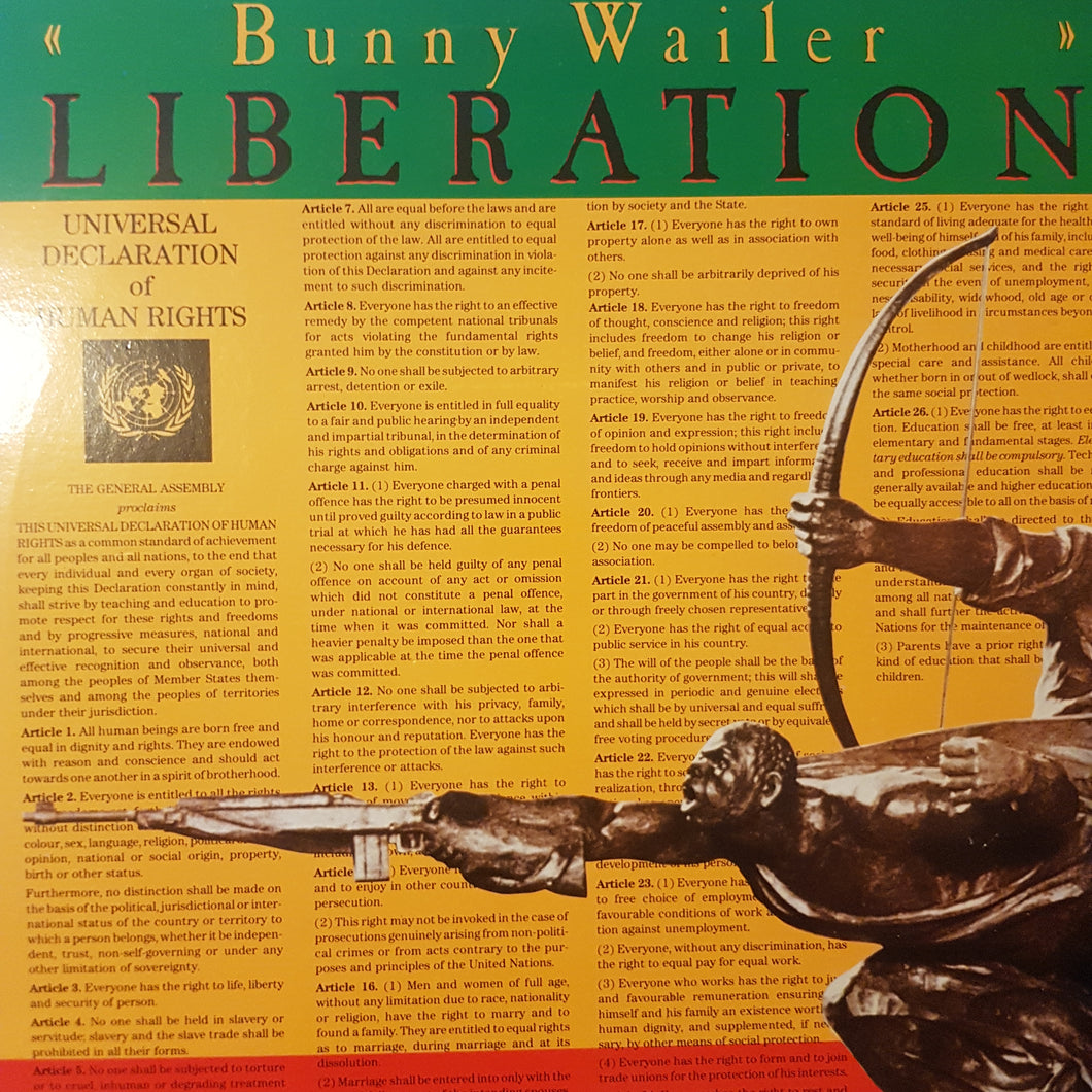 BUNNY WAILER - LIBERATION (USED VINYL 1980 US M-/M-)