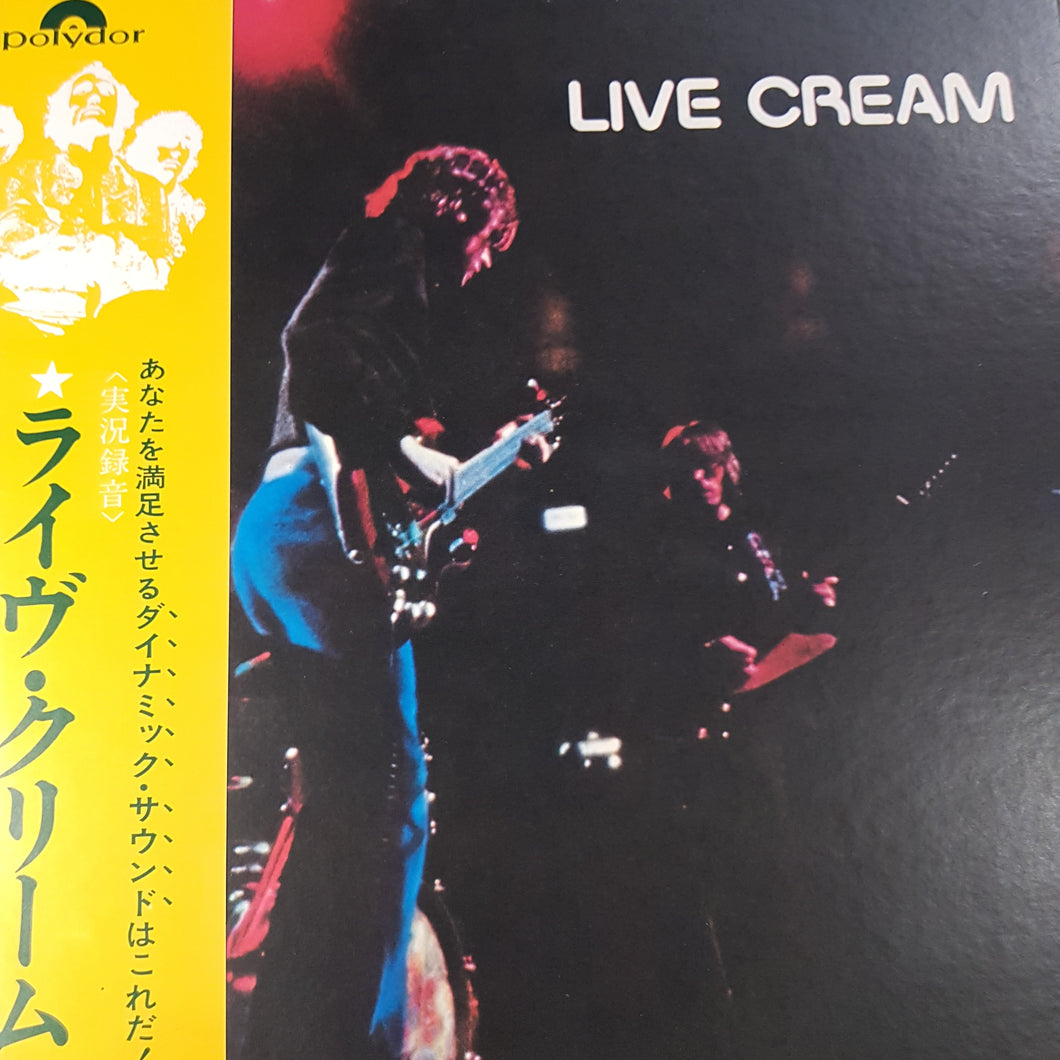 CREAM - LIVE CREAM (USED VINYL 1970 JAPANESE EX+/EX)
