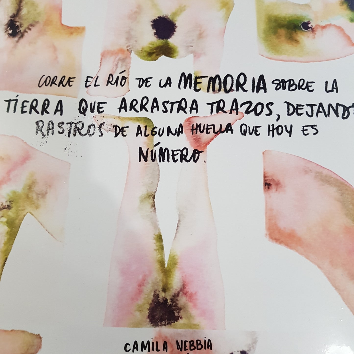 CAMILA NEBBIA - CORRE EL RIO DE LA MEMORIA SOBRE LA TIERRA QUE ARRASTRA TRAZOS, DEJANDO RASTROS DE ALGUNA HUELLA QUE HOY ES NUMERO VINYL