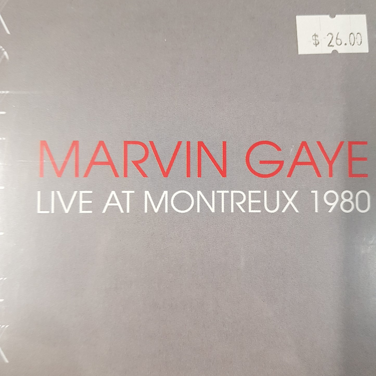 MARVIN GAYE - LIVE IN MONTREUX 1980 (2CD) CD