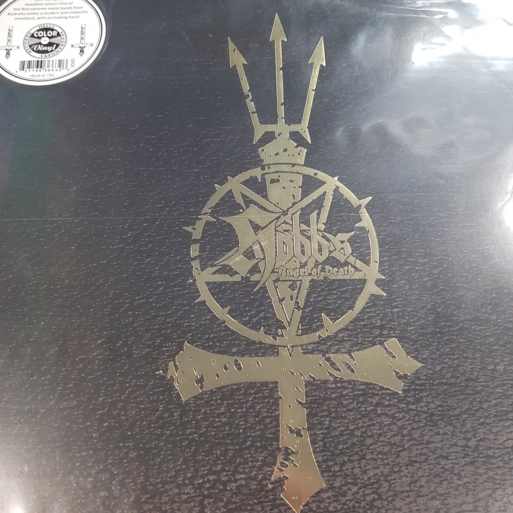 HOBBS ANGEL OF DEATH - HEAVEN BLED (+7") (GOLD COLOURED) (USED VINYL 2017 US M-/M-)