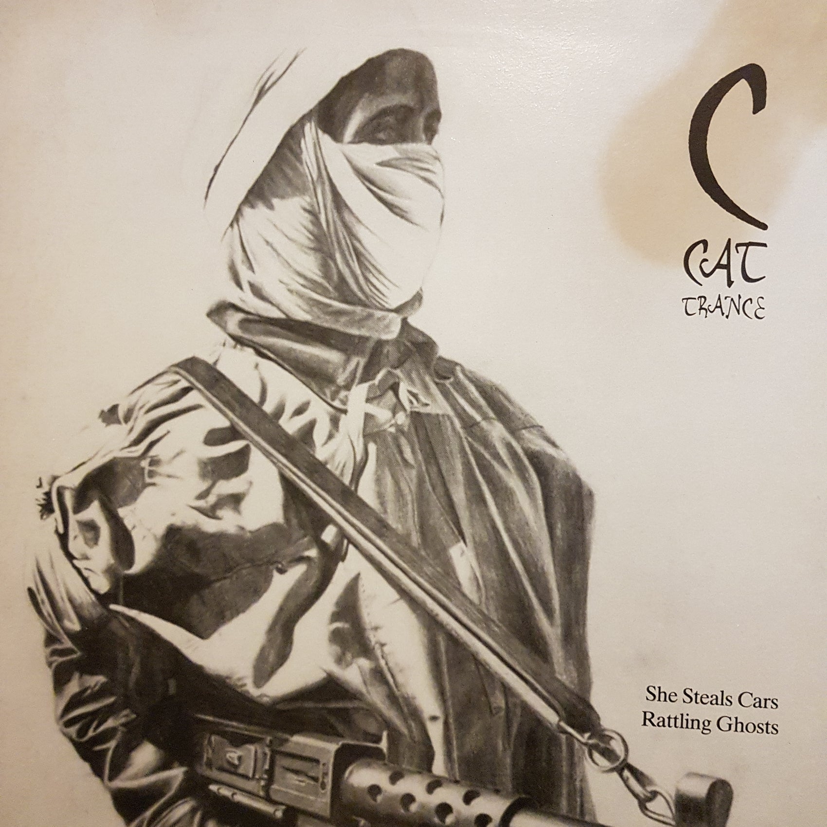 CAT TRANCE - SHE STEALS CARS (12") (USED VINYL 1985 UK M-/EX)