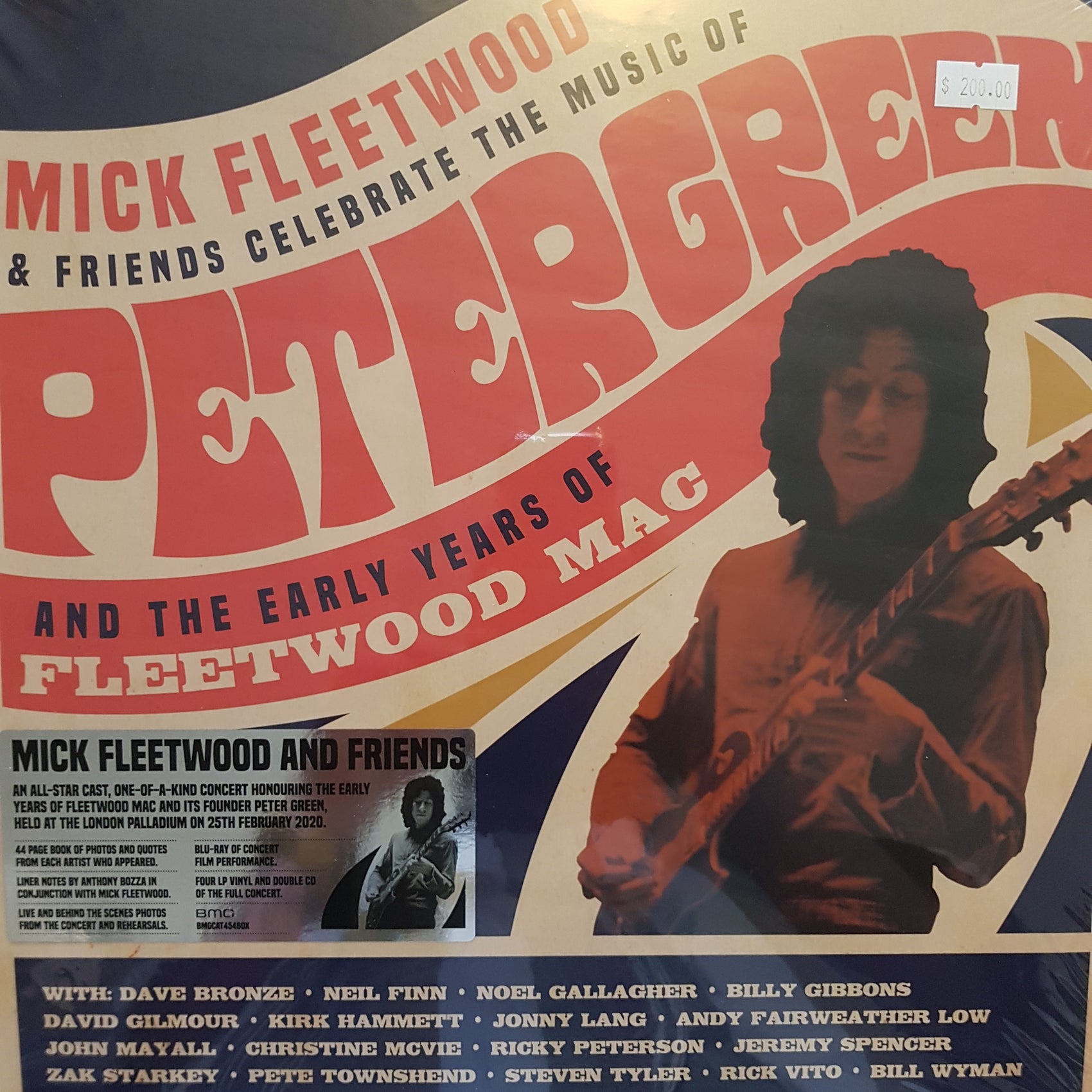 MICK FLEETWOOD -  AND FRIENDS CELEBRATE THE MUSIC OF PETER GREEN AND THE EARLY YEARS OF FLEETWOOD MAC (4LP + 2CD + BLU RAY + 44 PAGE BOOKLET) VINYL BOX SET