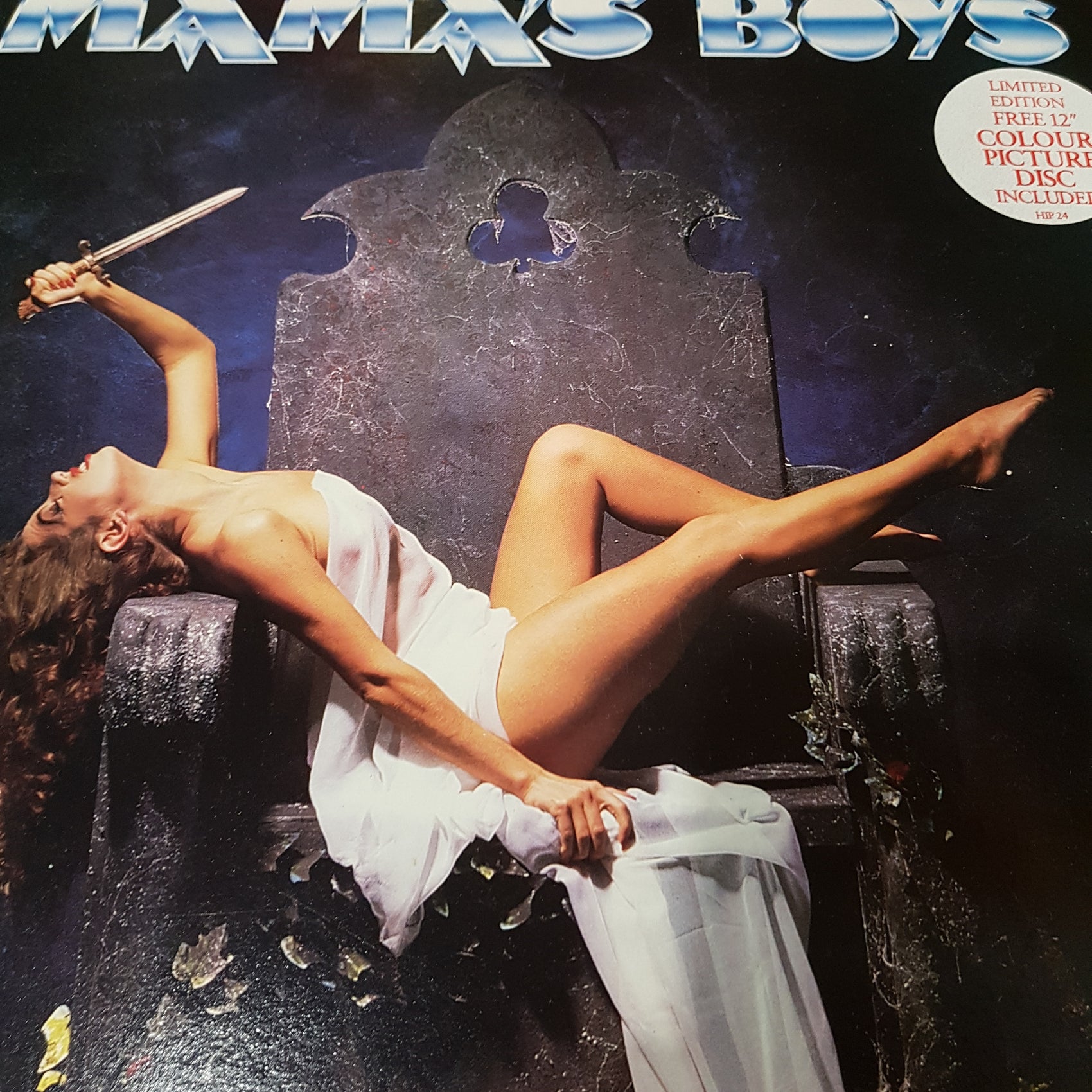 MAMA'S BOYS - POWER AND PASSION (+PIC DISC) (USED VINYL 1985 UK M-/EX-)