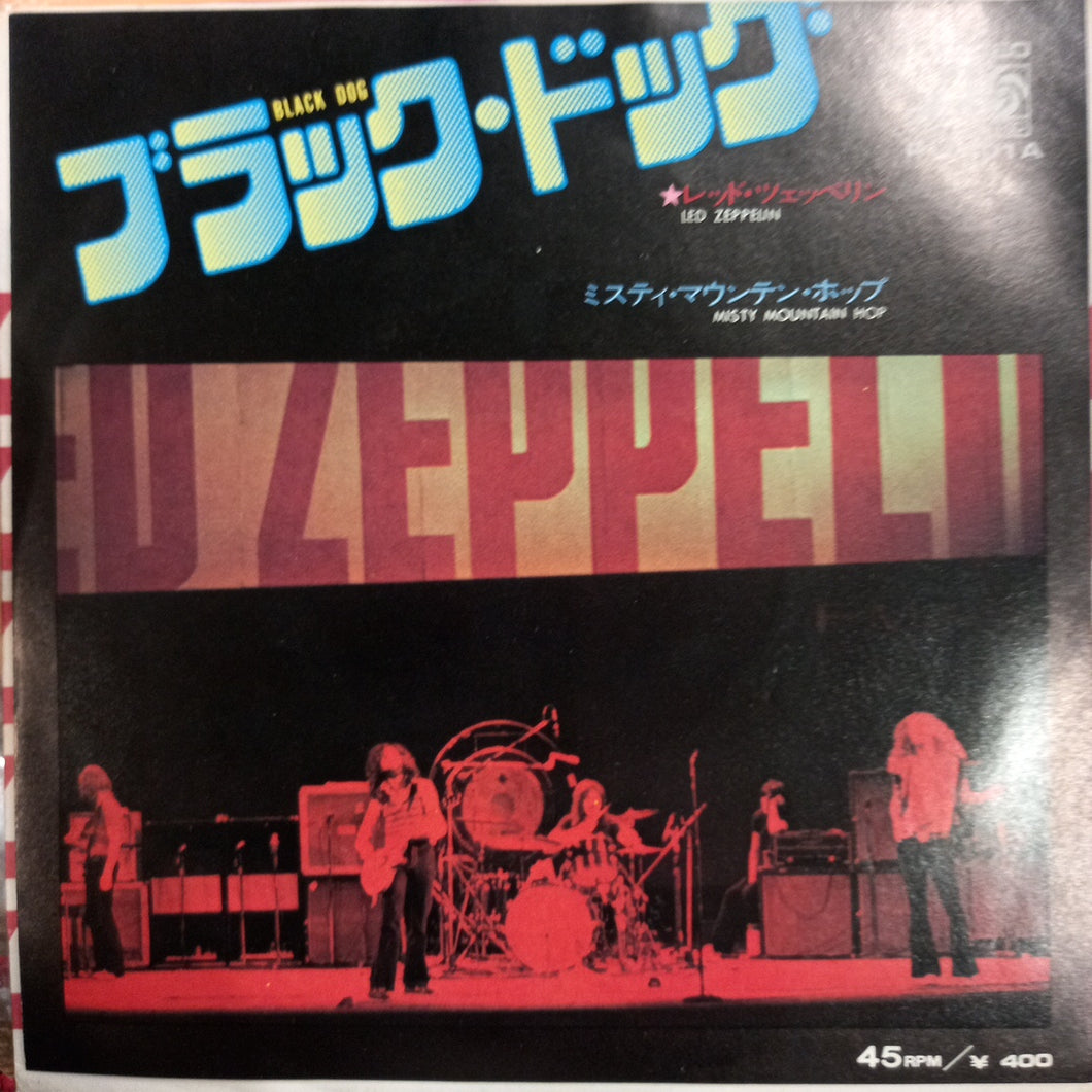 LED ZEPPELIN - BLACK DOG/MISTY MOUNTAIN HOP (JAPANESE 7