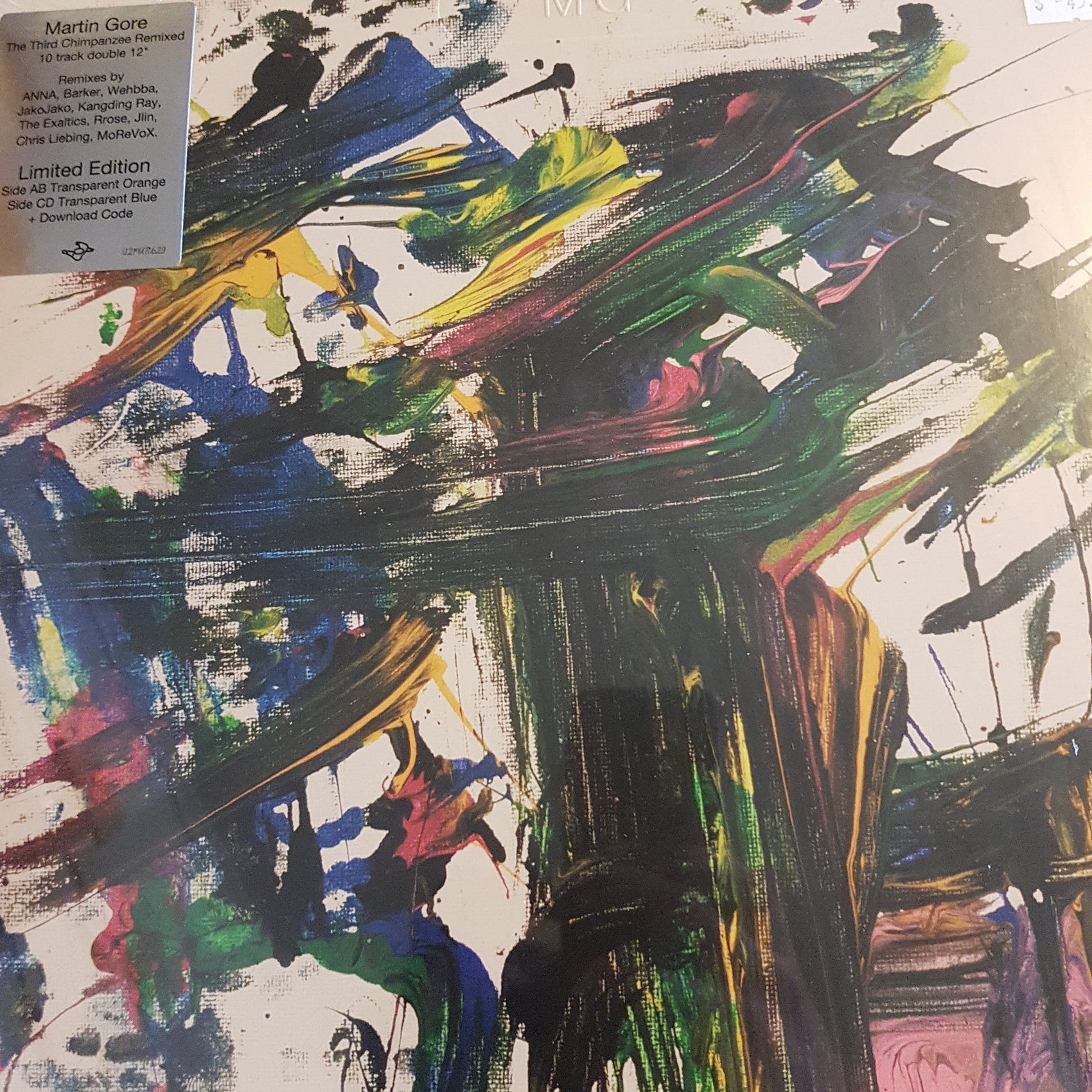 MARTIN GORE - THE THIRD CHIMPANZEE REMIXED (BLUE AND ORANGE COLOURED) (2LP) VINYL