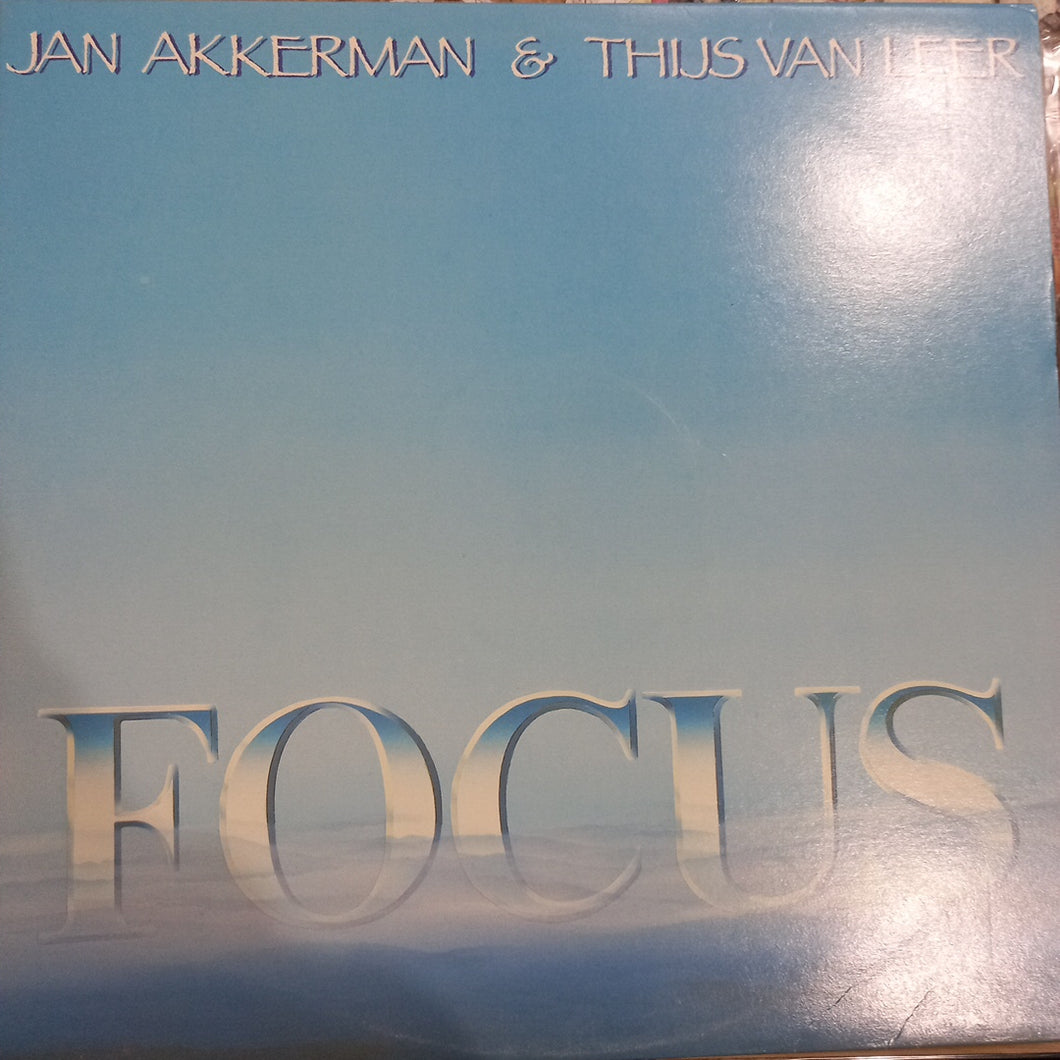 JAN AKKERMAN & THIJS VAN LEER - FOCUS (USED VINYL 1985 AUS M- EX+)