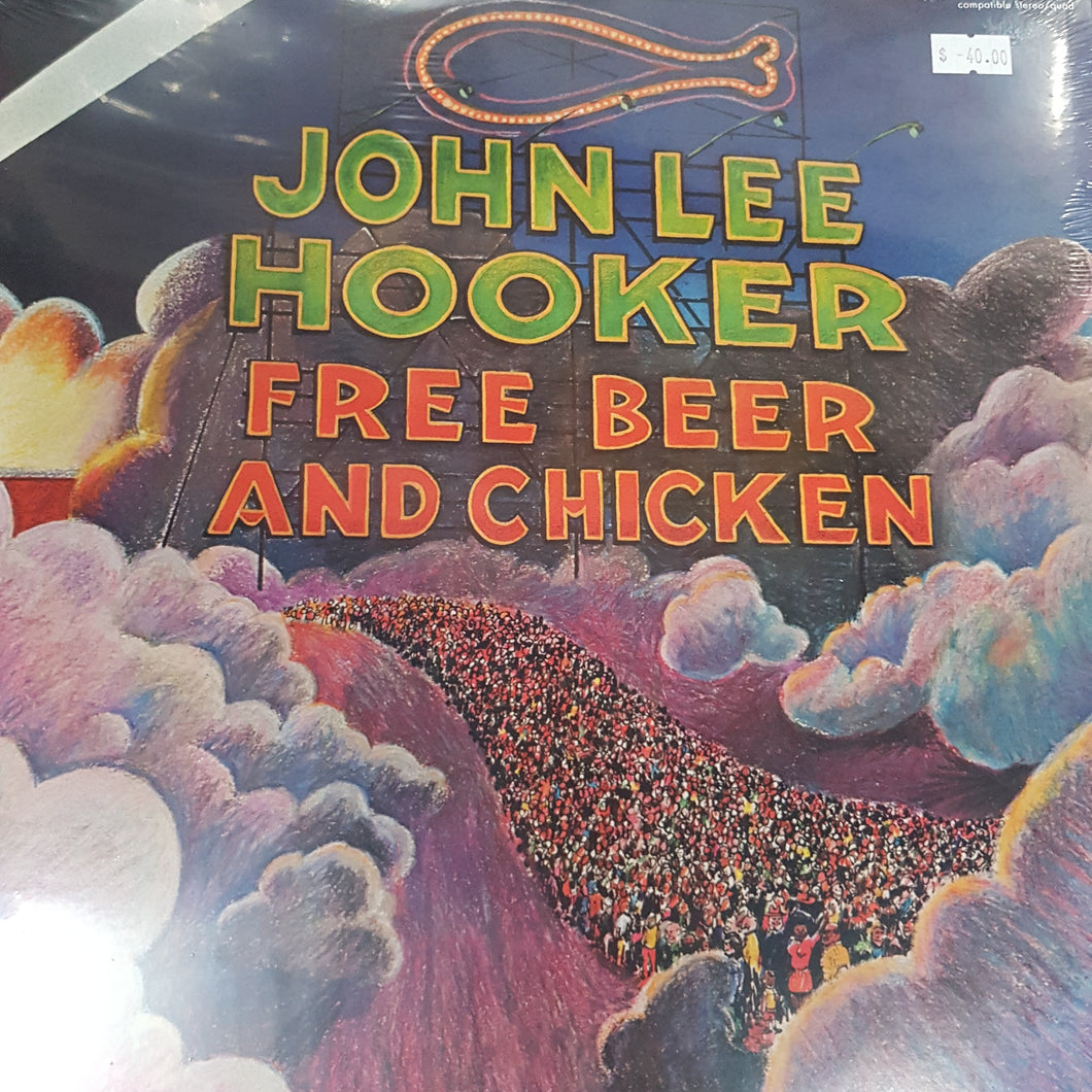 JOHN LEE HOOKER - FREE BEER AND CHICKEN VINYL