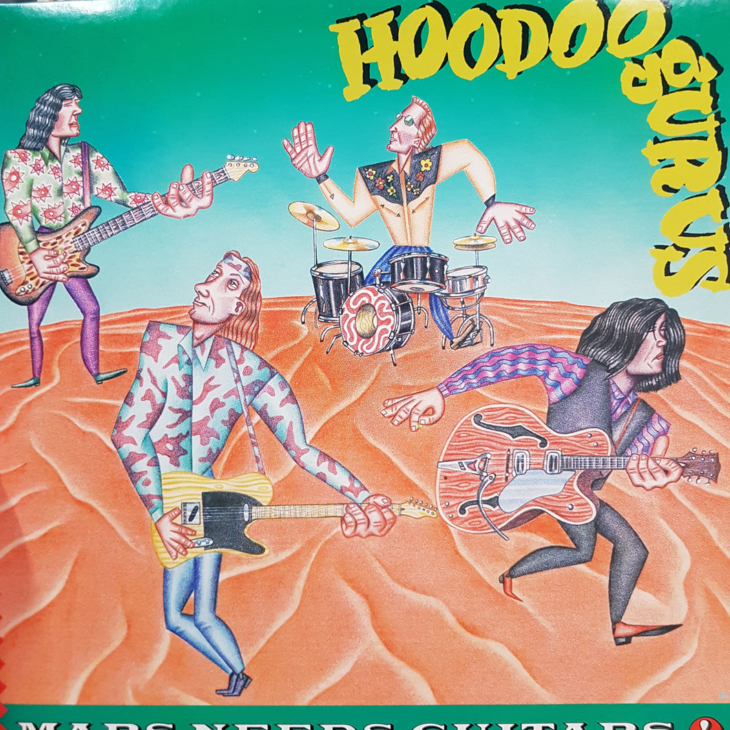 HOODOO GURUS - MARS NEEDS GUITARS (USED VINYL 1985 AUS EX+/EX+)