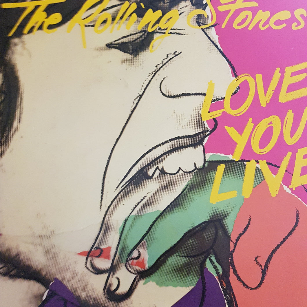 ROLLING STONES - LOVE YOU LIVE (2LP) (USED VINYL 1985 US M-/M-)