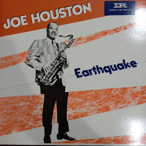 JOE HOUSTON - EARTHQUAKE (USED VINYL 1985 FRENCH LP M- M-)