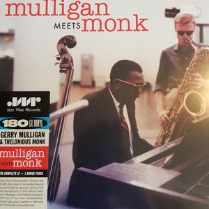 GERRY MULLIGAN AND THELONIOUS MONK - MULLIGAN AND MONK VINYL