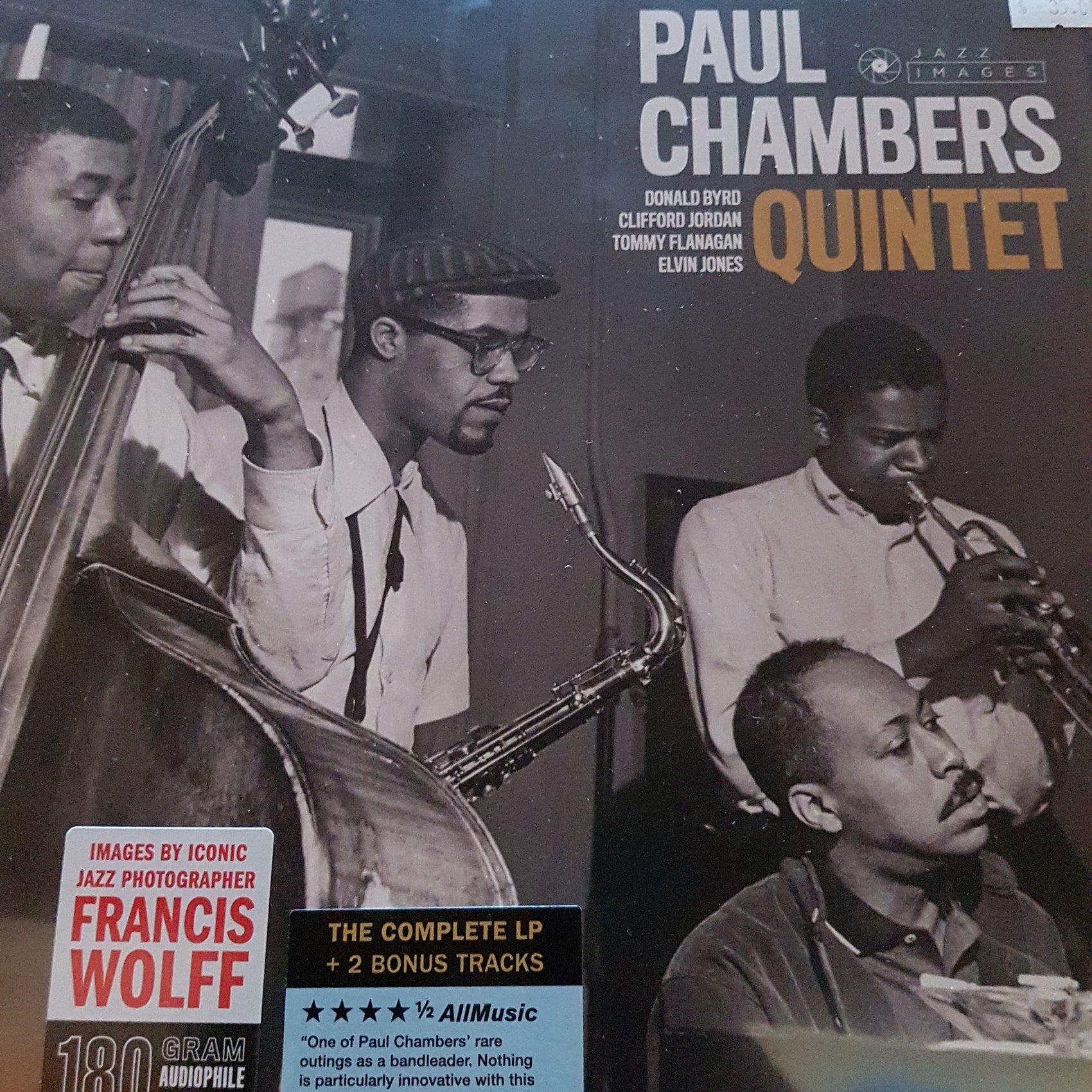 PAUL CHAMBERS, DONALD BYRD, CLIFFORD JORDAN, TOMMY FLANAGAN AND ELVIN JONES - PAUL CHAMBERS QUINTET VINYL