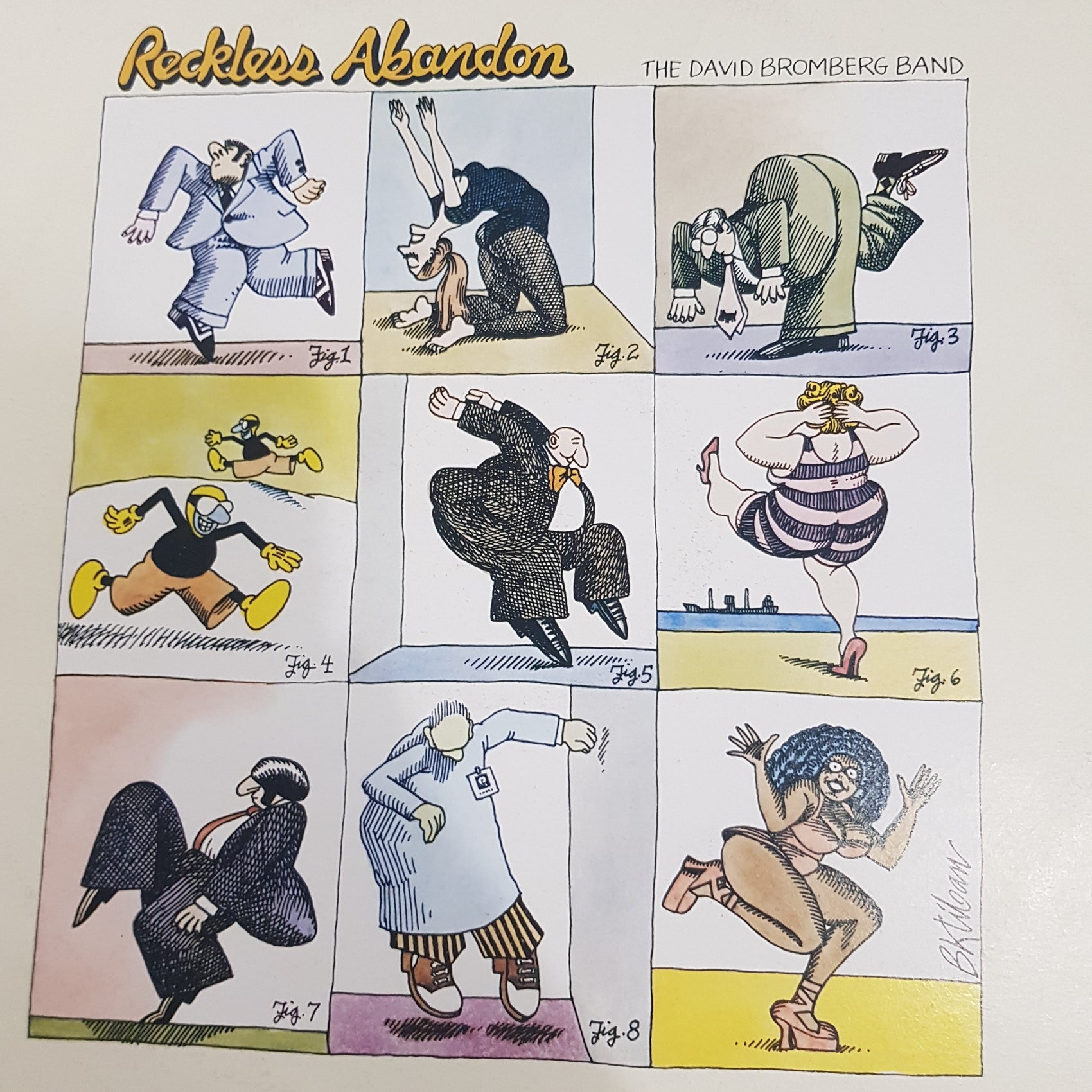 DAVID BROMBERG BAND - RECKLESS ABANDON (USED VINYL 1977 AUS M-/EX+)