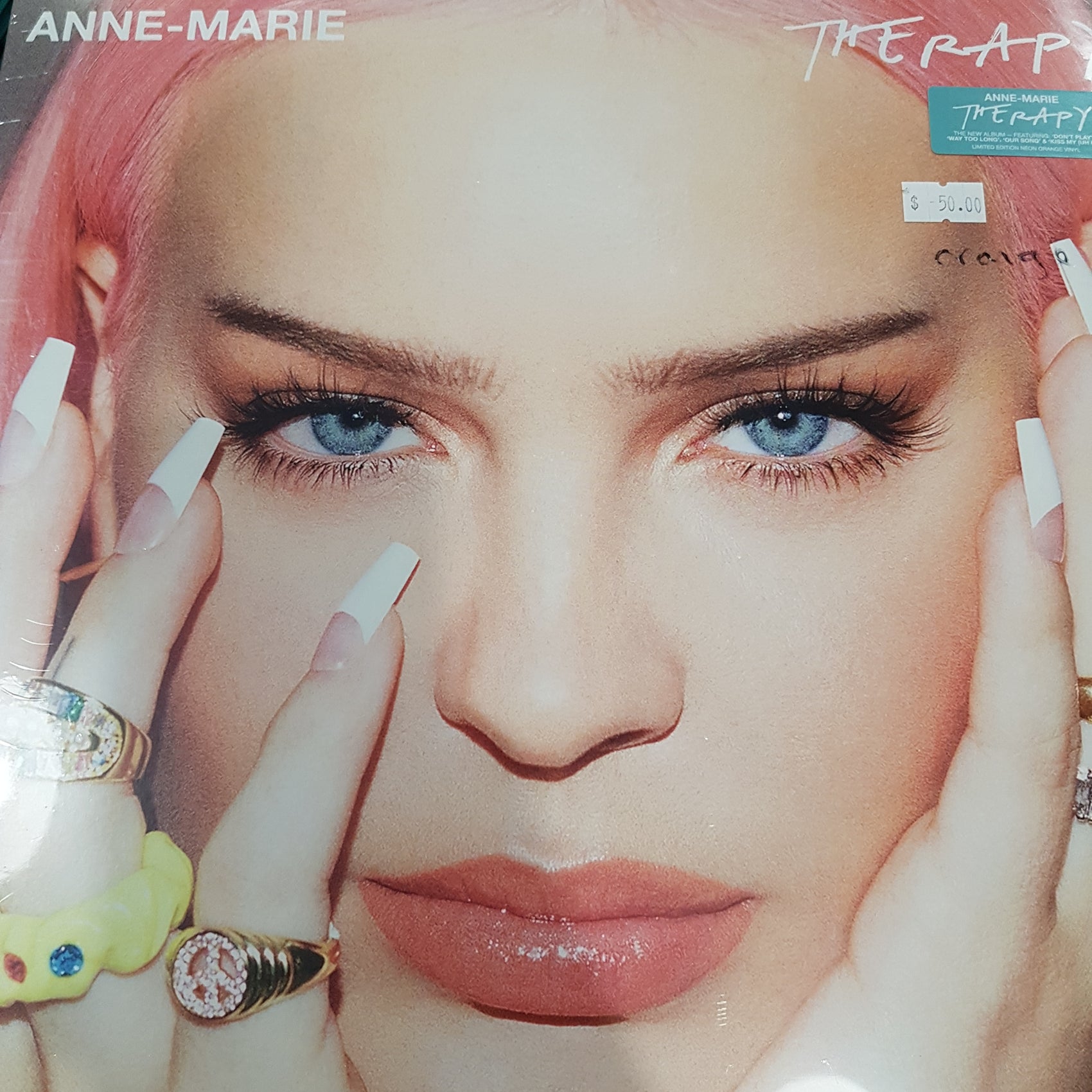 ANNE-MARIE - THERAPY (ORANGE COLOURED) VINYL
