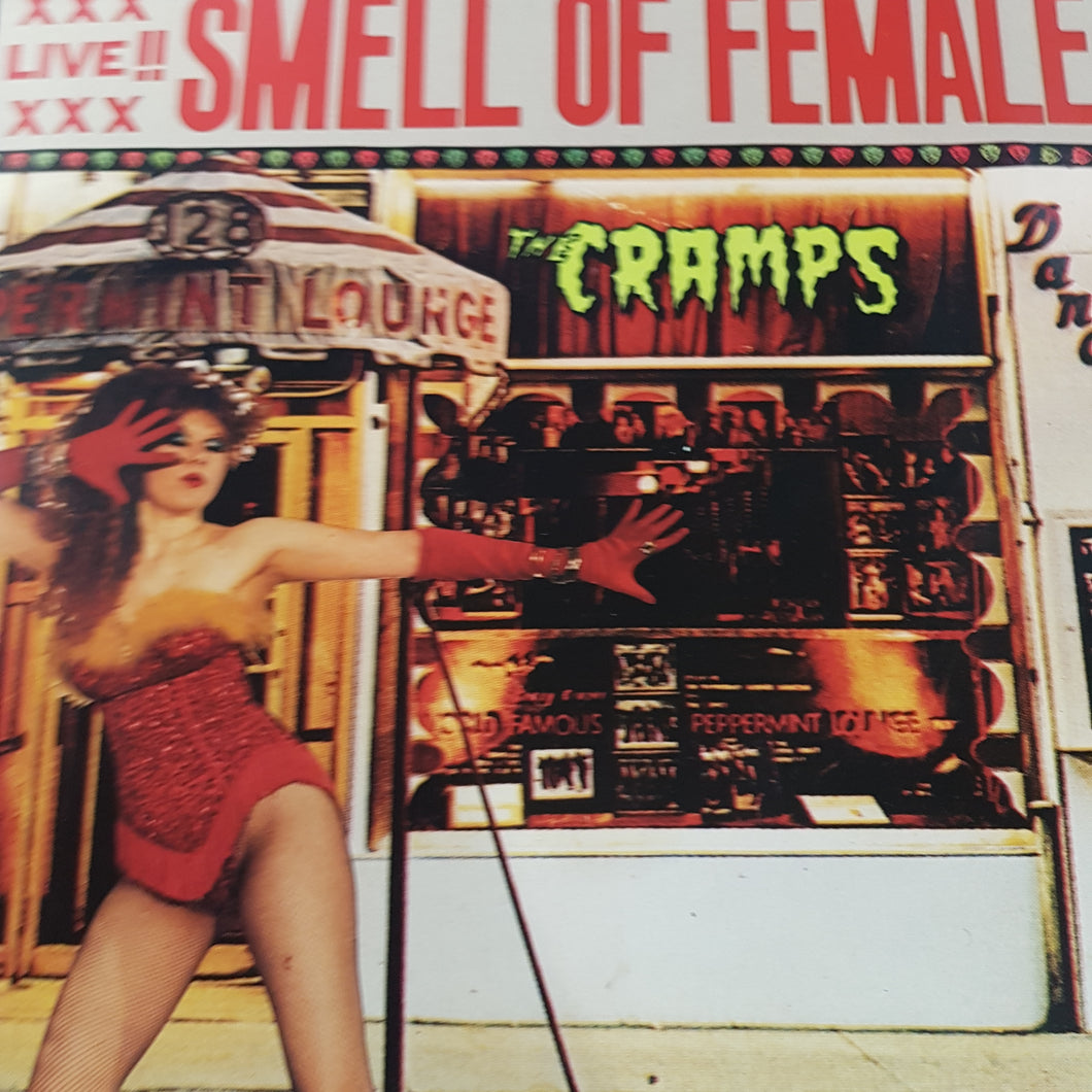 CRAMPS - SMELL OF FEMALE LIVE (USED VINYL 1983 UK EX-/EX)