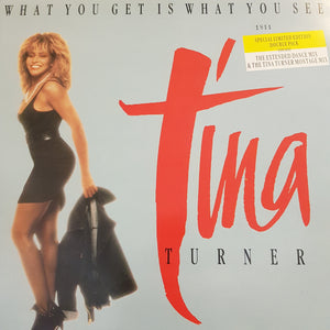 TINA TURNER - WHAT YOU GET IS WHAT YOU SEE (2x12") (USED VINYL 1987 UK UNPLAYED)