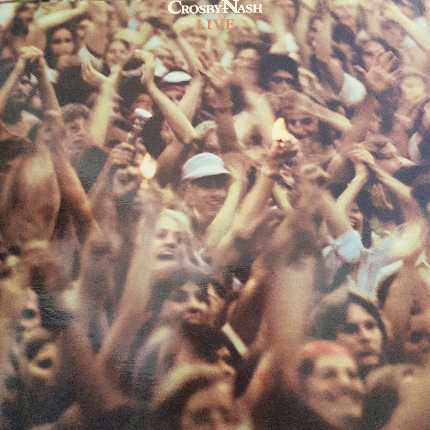DAVID CROSBY AND GRAHAM NASH - LIVE (USED VINYL 1977 CANADIAN M-/M-)
