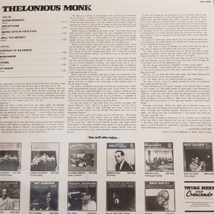 THELONIOUS MONK - SELF TITLED VINYL