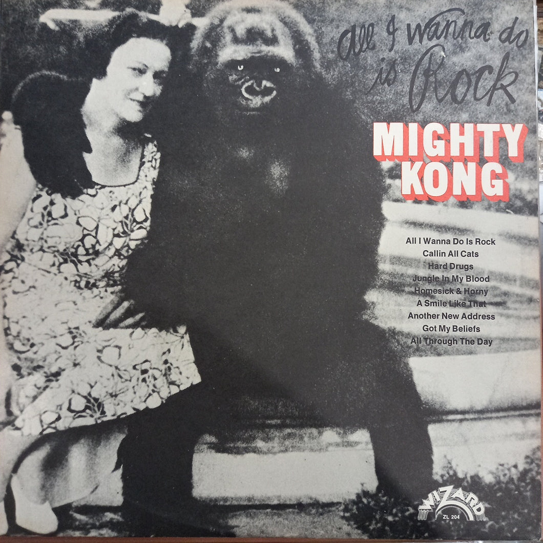MIGHTY KONG - ALL I WANNA DO IS ROCK (USED VINYL 1974 AUS M- M-)