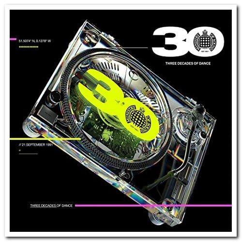 VARIOUS ARTISTS - MINISTRY OF SOUND PRESENTS THREE DECADES OF DANCE (2LP) VINYL