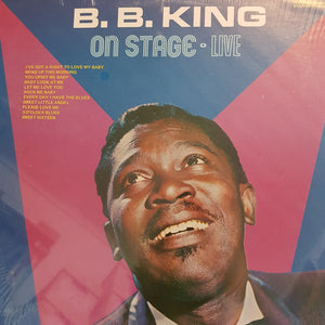 B.B. KING - ON STAGE LIVE (USED VINYL 1971 US STILL SEALED)