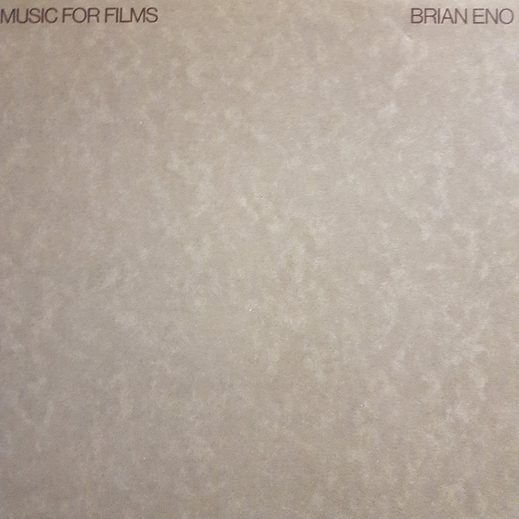 BRIAN ENO - MUSIC FOR FILMS (USED VINYL 1978 UK M-/EX+)