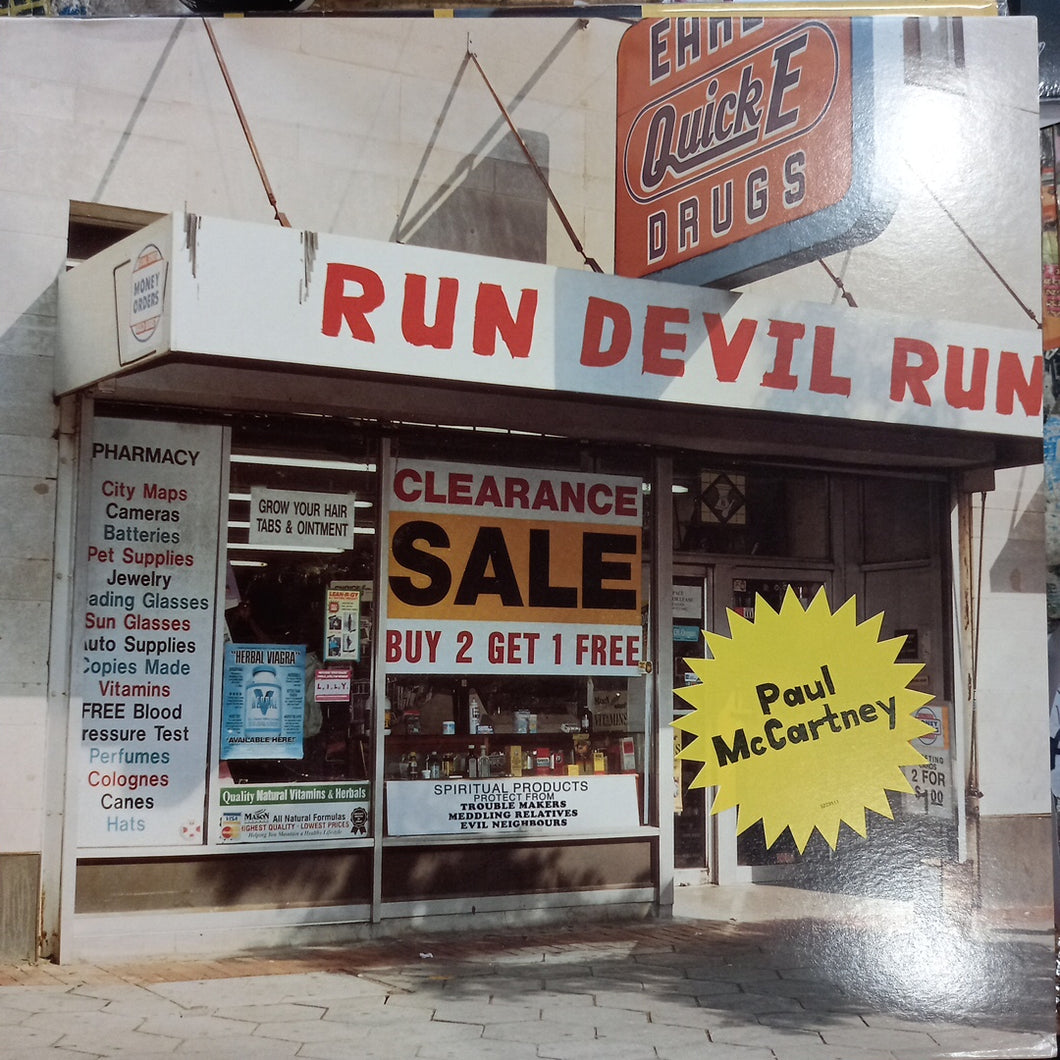 PAUL MCCARTNEY - RUN DEVIL RUN (USED VINYL 1999 EURO EX EX)
