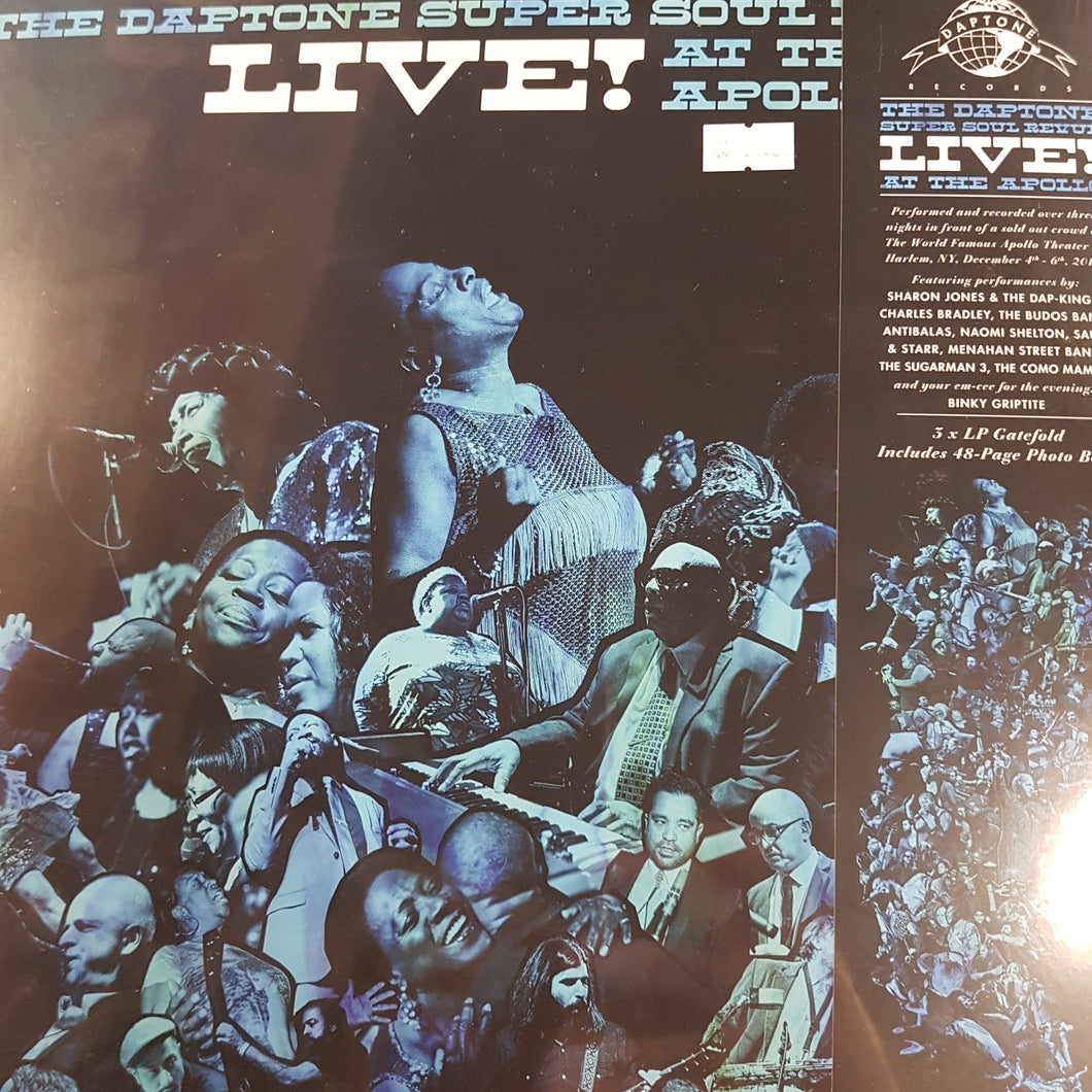 VARIOUS ARTISTS - THE DAPTONE SUPER SOUL REVUE: LIVE! AT THE APOLLO (COLOURED) (3LP + 48 PAGE BOOKLET) VINYL