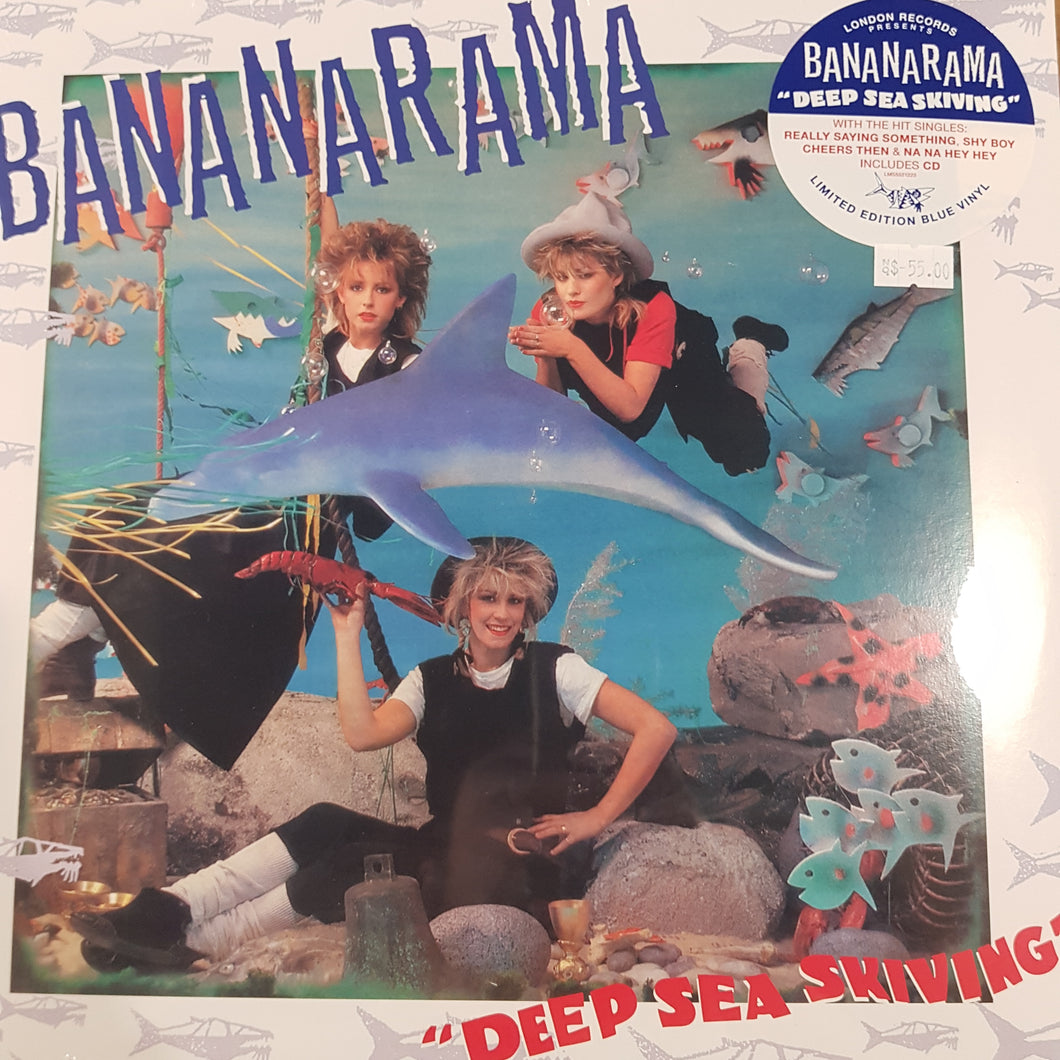 BANANARAMA - DEEP SEA SKIVING (BLUE COLOURED) VINYL