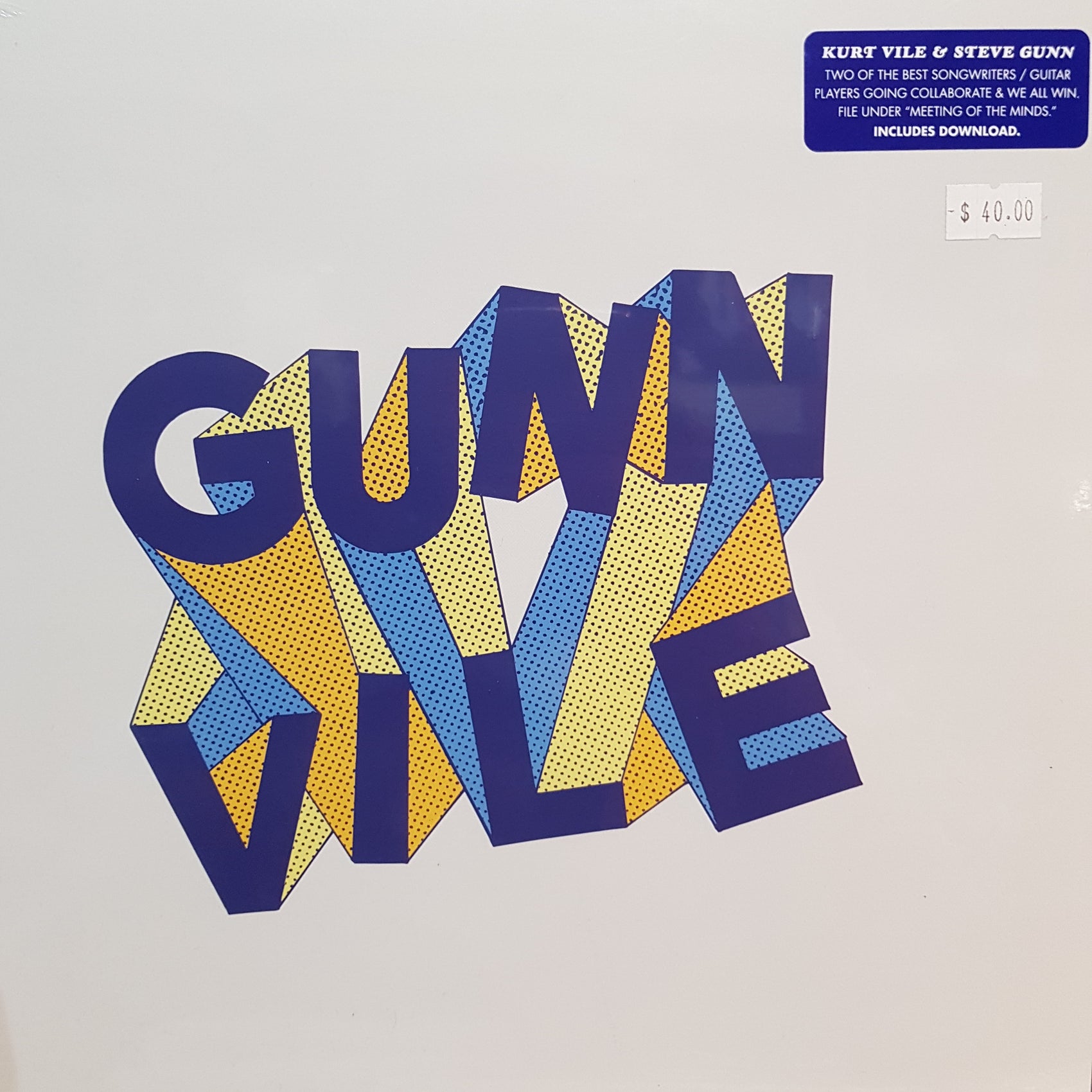 KURT VILE AND STEVE GUNN - VILE GUNN VINYL