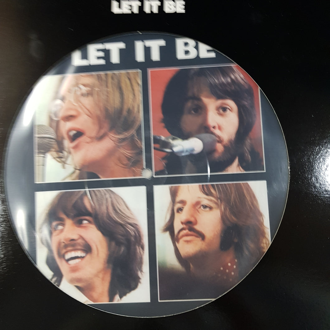 BEATLES - LET IT BE (PIC DISC) (USED VINYL 1990 US M-/EX+)